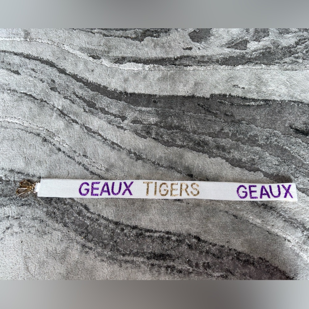 GEAUX TIGERS PURSE STRAP